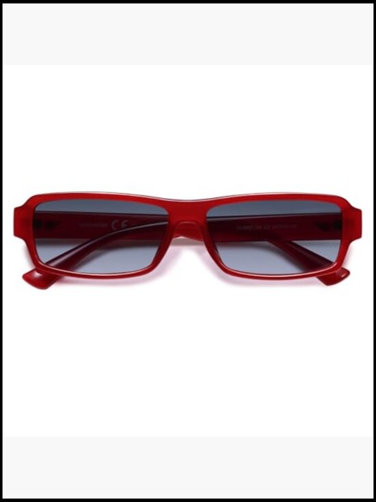 Retro Rectangle Polarized Sunglasses Vintage 90s Small Frame Trendy main image 4
